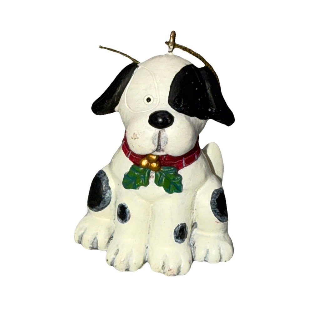 Vintage Russ Spotted‎ Dog Christmas Ornament Dalmatian Puppy Wags To Whiskers